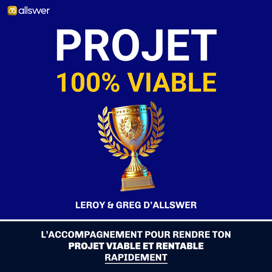 PROJET 100% VIABLE : L'accompagnement pour rendre ton projet Viable & Rentable, Rapidement